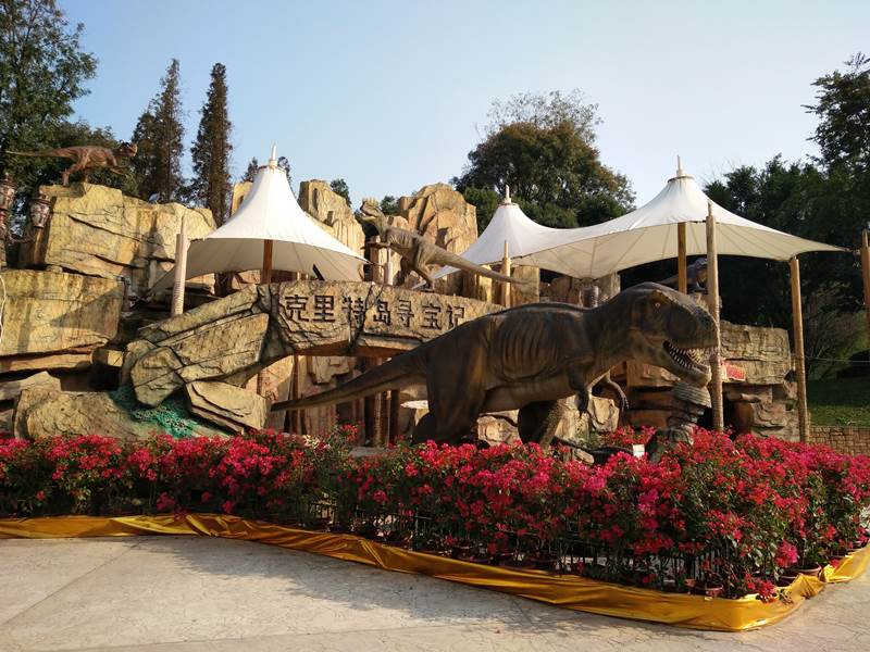 新津亞特蘭蒂斯塑石假山制作案例 新津亞特蘭蒂斯塑石假山制作案例