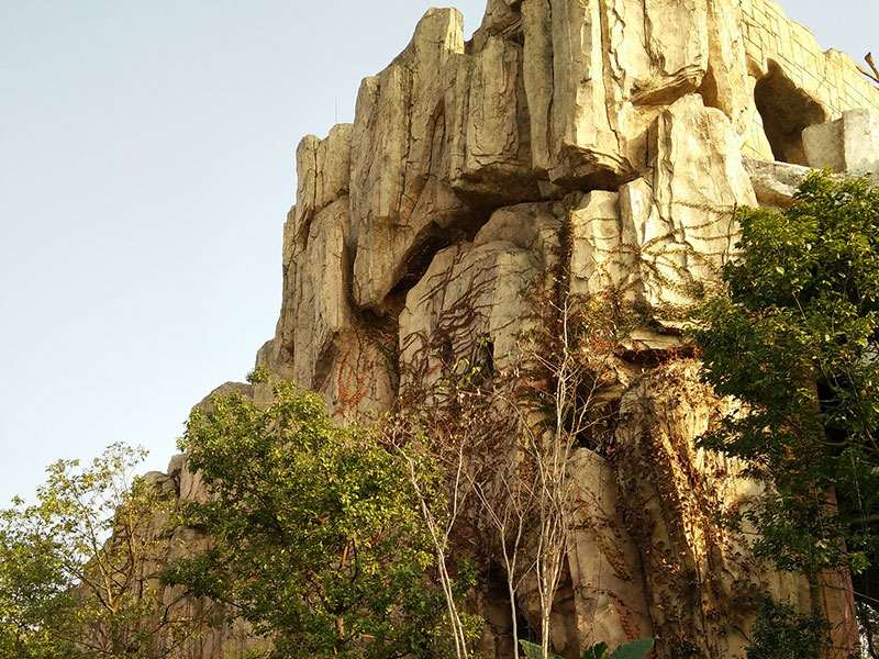 新津亞特蘭蒂斯塑石假山制作案例 新津亞特蘭蒂斯塑石假山制作案例